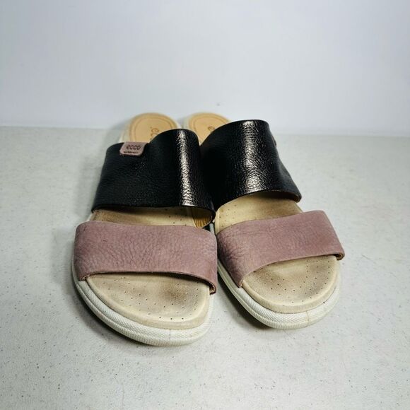 Ecco Damara Sandals Woman's Size 8 Casual Sandals Licorice/ Deep Taupe - Picture 3 of 8